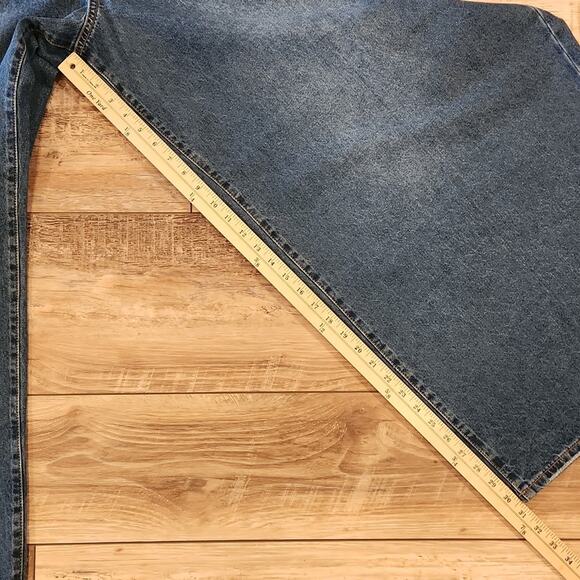 NWT ELOQUII Full Figure Wide Leg Denim Jeans Size 28 - Picture 8 of 9